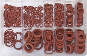 red fibre washers